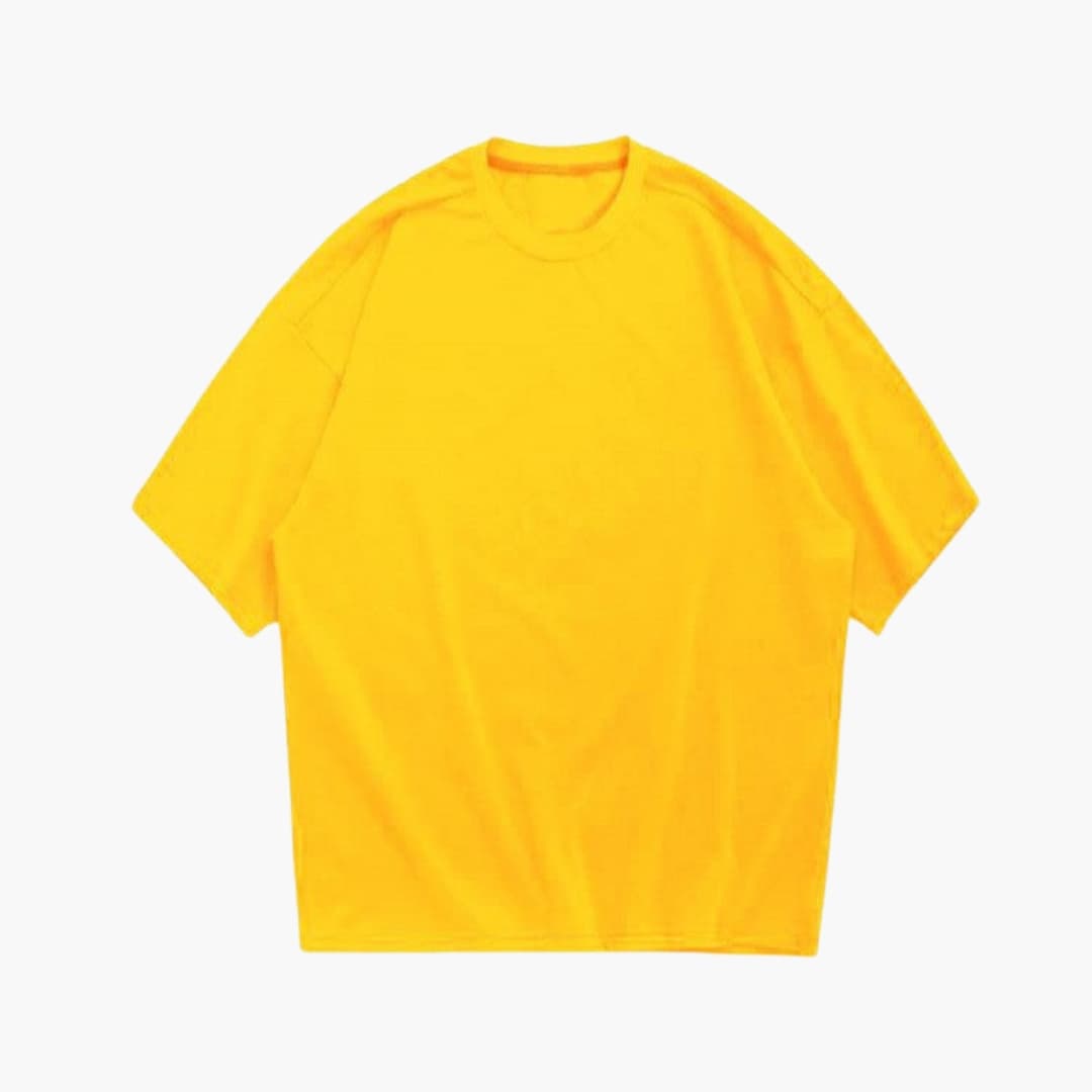 Men's Oversized Crew Neck T-Shirt Short Sleeves