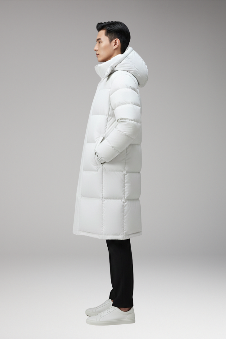 Men's Parka Coat Hooded Multi Pocket