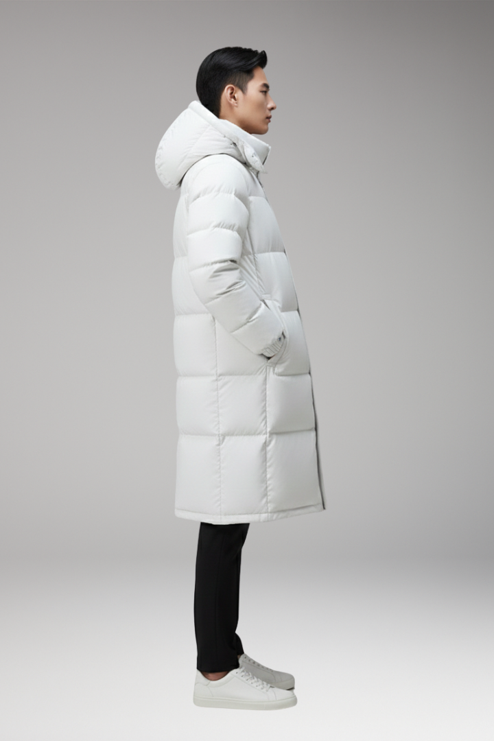 Men's Parka Coat Hooded Multi Pocket