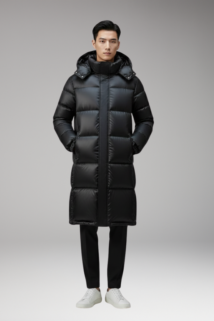 Men's Parka Coat Hooded Multi Pocket