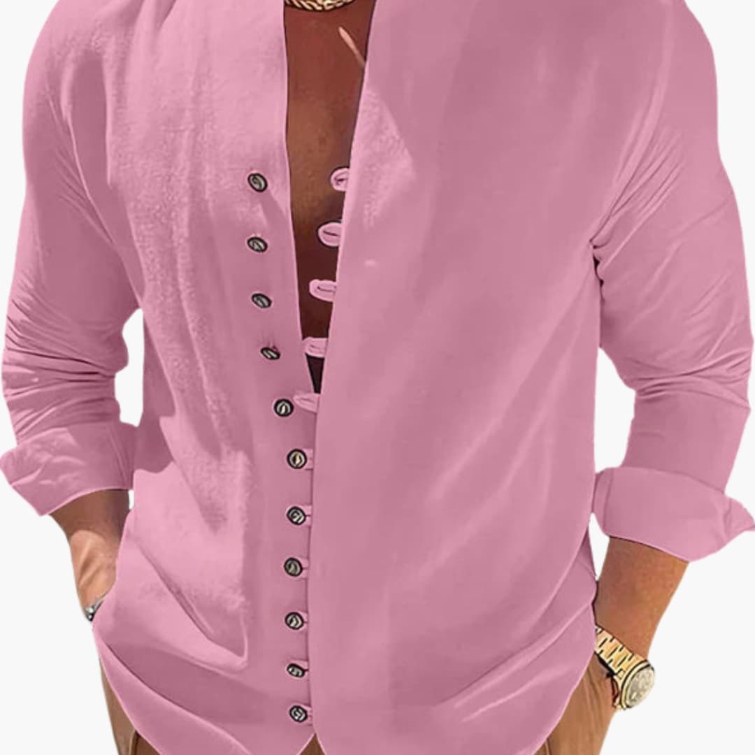 Men's Button-Down Collar Dress Shirt