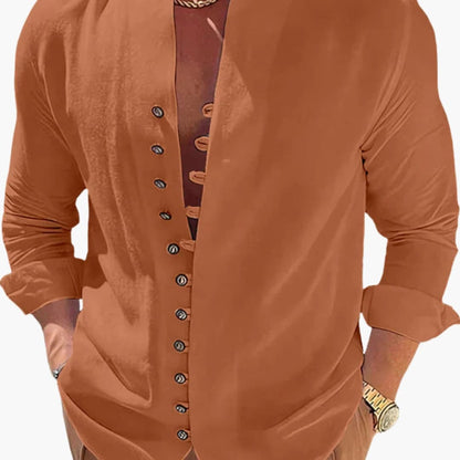 Men's Button-Down Collar Dress Shirt