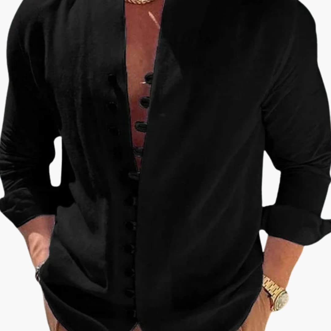 Men's Button-Down Collar Dress Shirt