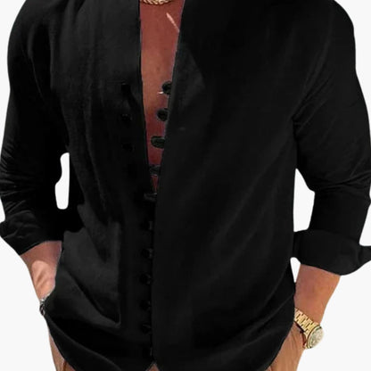 Men's Button-Down Collar Dress Shirt