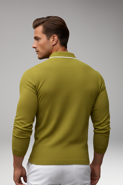 Men's Long Sleeve Polo Shirt