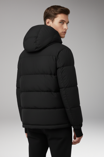 Men's Insulated Puffer Jacket With Hood
