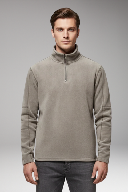 Men's Quarter Zip Pullover Fleece Lining