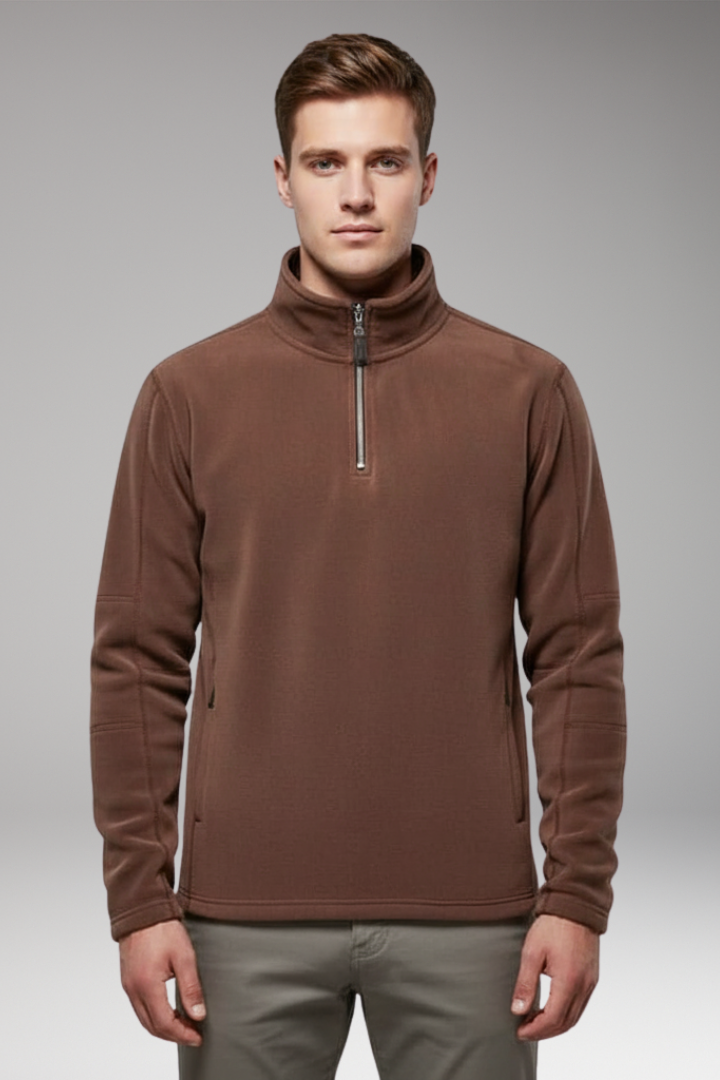 Men's Quarter Zip Pullover Fleece Lining