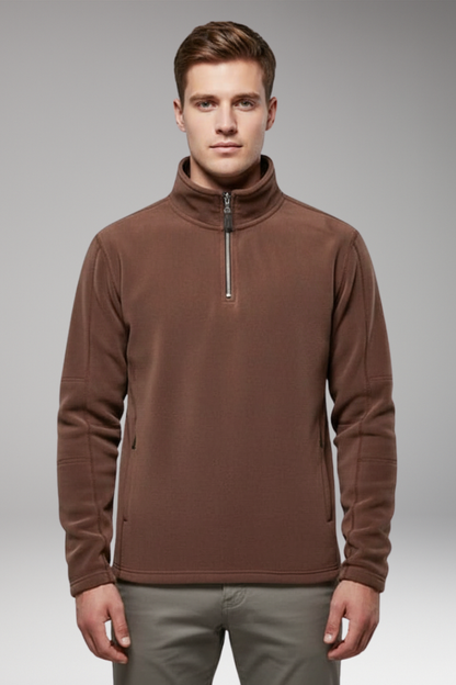 Men's Quarter Zip Pullover Fleece Lining