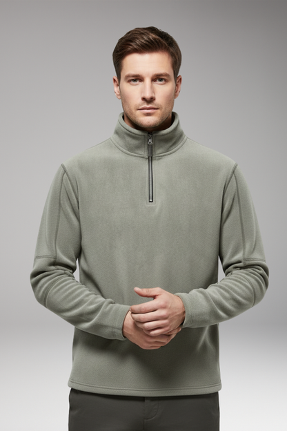 Men's Quarter Zip Pullover Fleece Lining