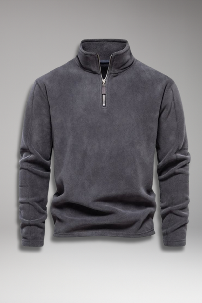 Men's Quarter Zip Pullover Fleece Lining - VibreMode