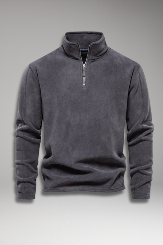 Men's Quarter Zip Pullover Fleece Lining - VibreMode