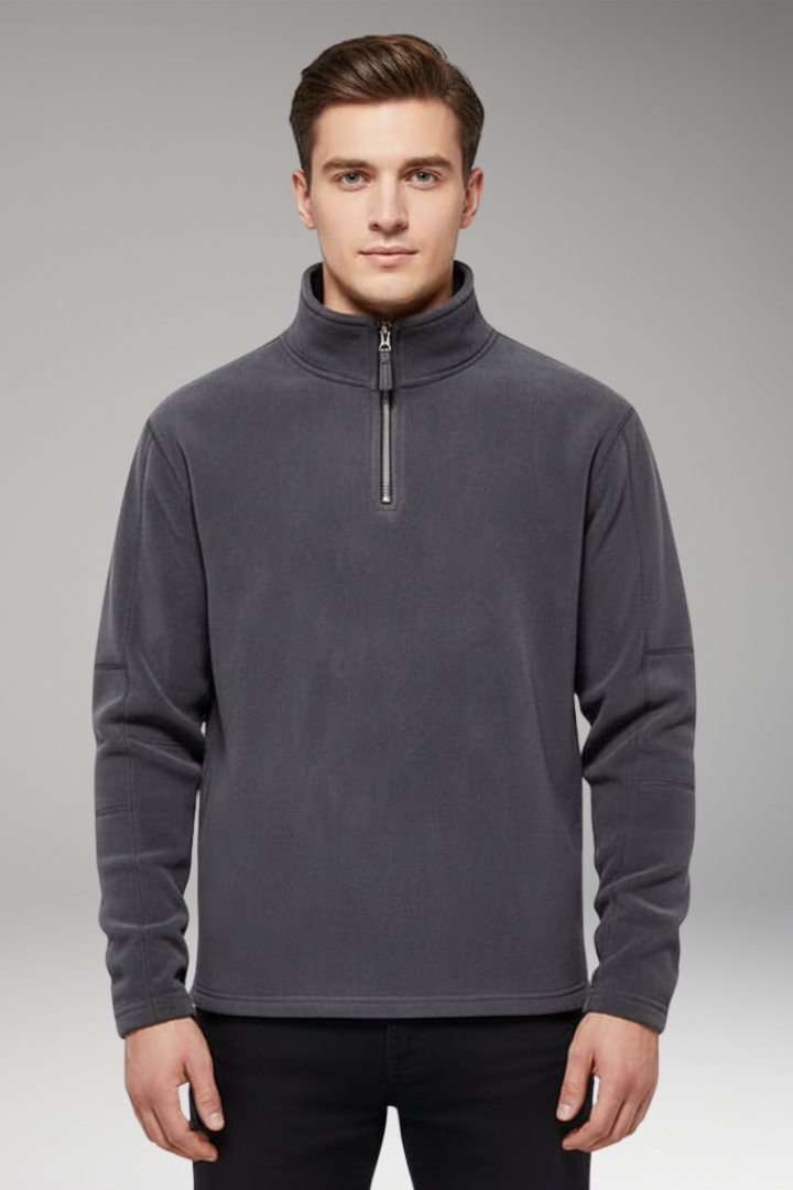 Men's Quarter Zip Pullover Fleece Lining