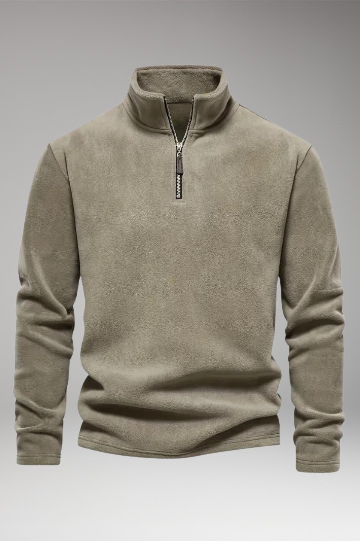 Men's Fleece Pullover Zip Closure - VibreMode