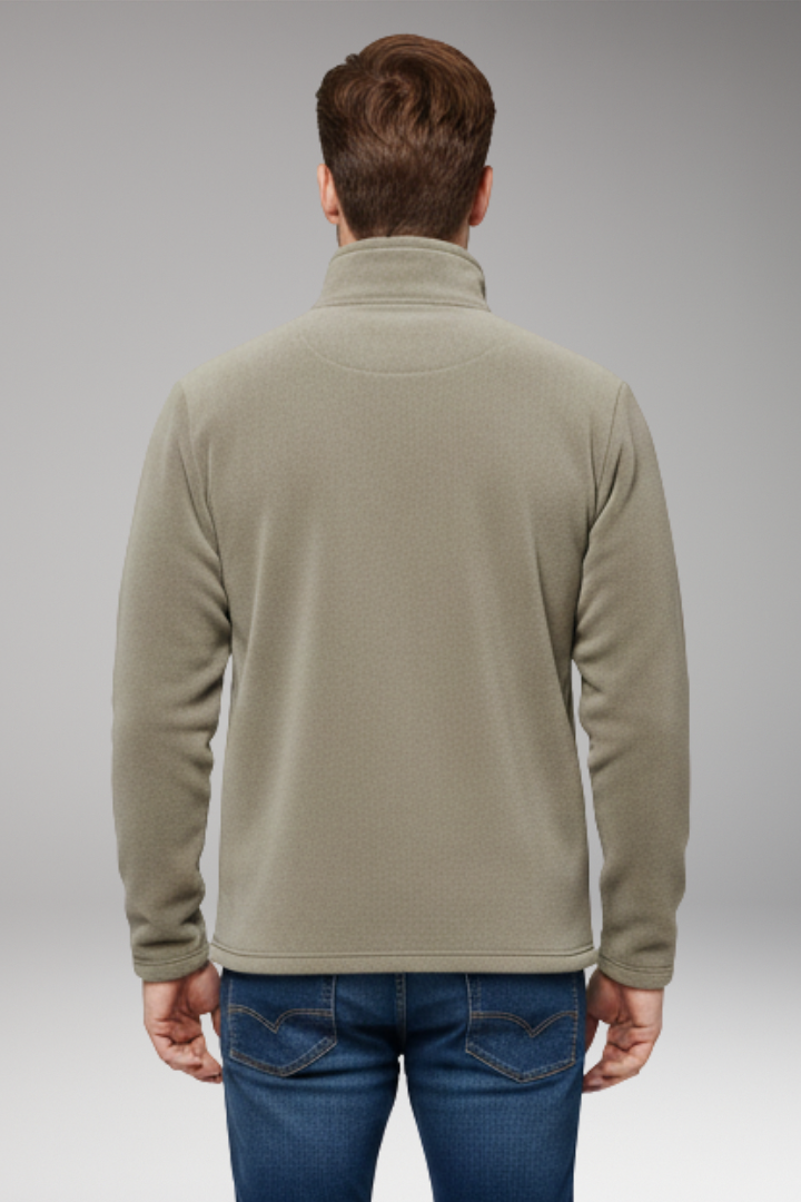 Men's Fleece Pullover Zip Closure