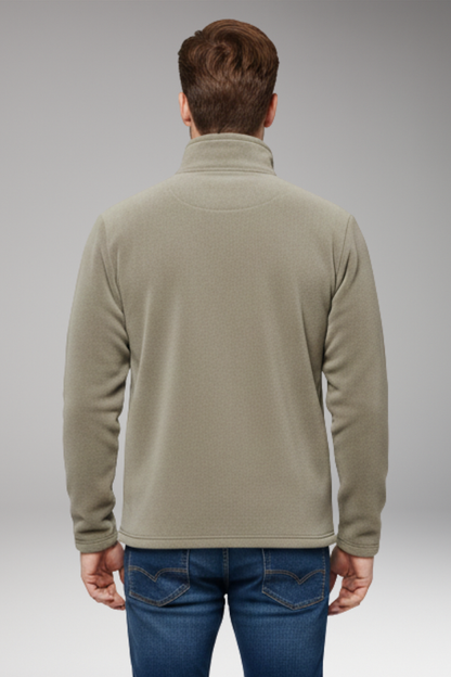 Men's Fleece Pullover Zip Closure