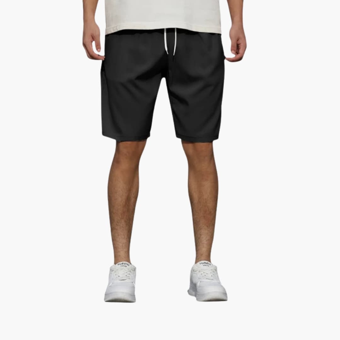 Men's Quick-Dry Athletic Shorts Elastic Waistband