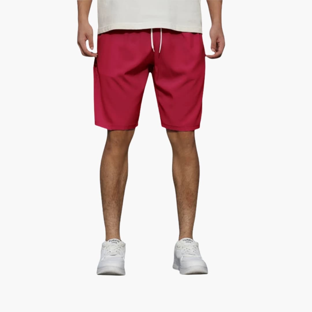 Men's Quick-Dry Athletic Shorts Elastic Waistband