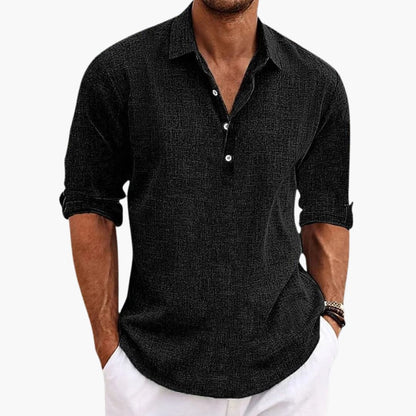 Mens Polo Shirt Short Sleeve Textured - VibreMode