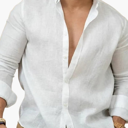 Men's Long Sleeve Button-Down Shirt Regular Fit
