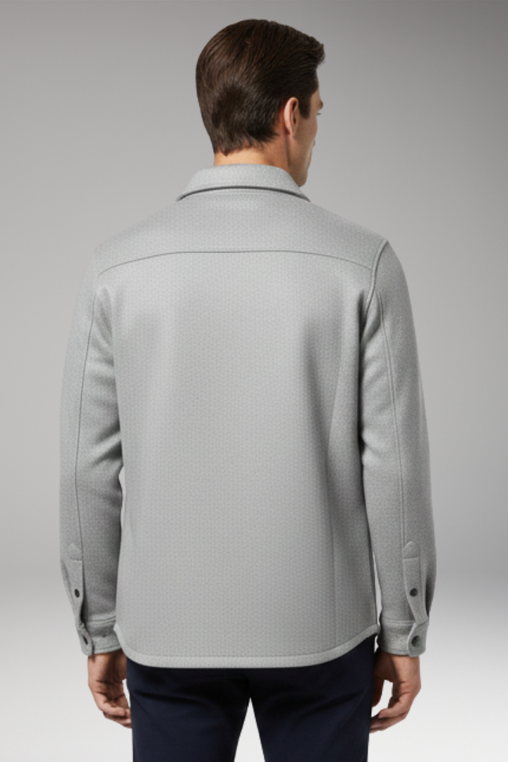 Men's Shirt Jacket Cotton Chest Pockets