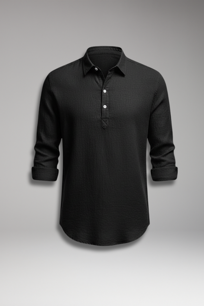Men's Straight Fit Classic Collar Shirt - VibreMode