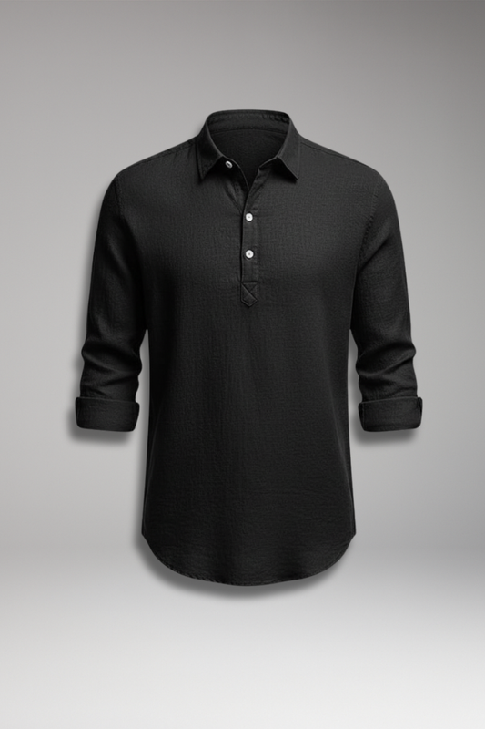Men's Straight Fit Classic Collar Shirt - VibreMode