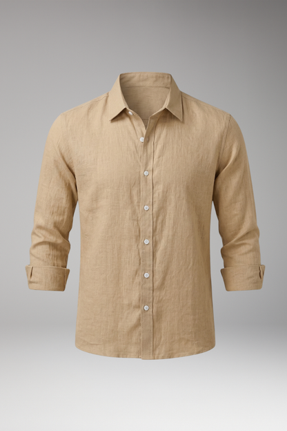 Men's Dress Shirt Long Sleeves Structured Collar - VibreMode