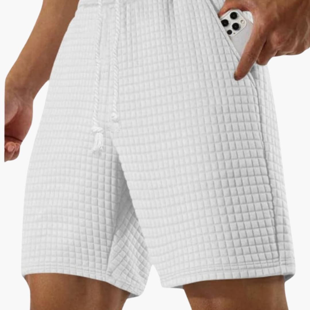 Men's Athletic Shorts Elastic Waist Side Pockets