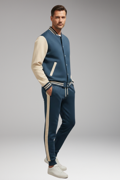 Men's Sports Suit Bomber Jacket Jogging Pants