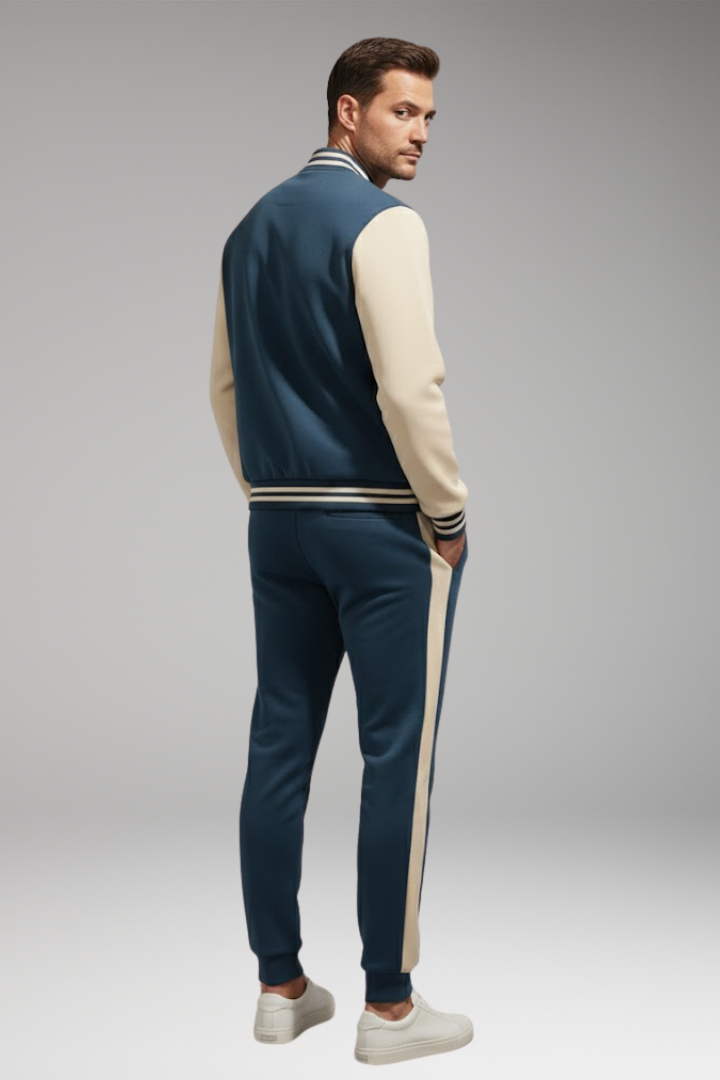 Men's Sports Suit Bomber Jacket Jogging Pants