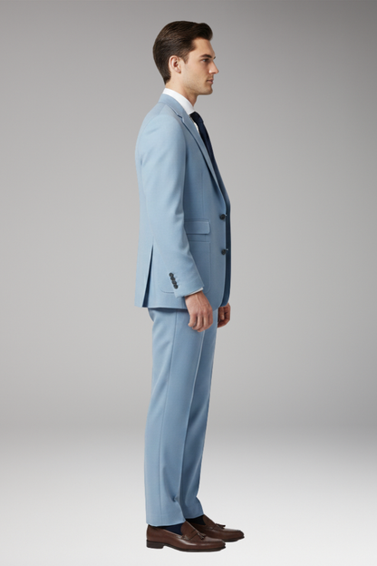 Men's 2 Piece Suit Set Blazer Trousers