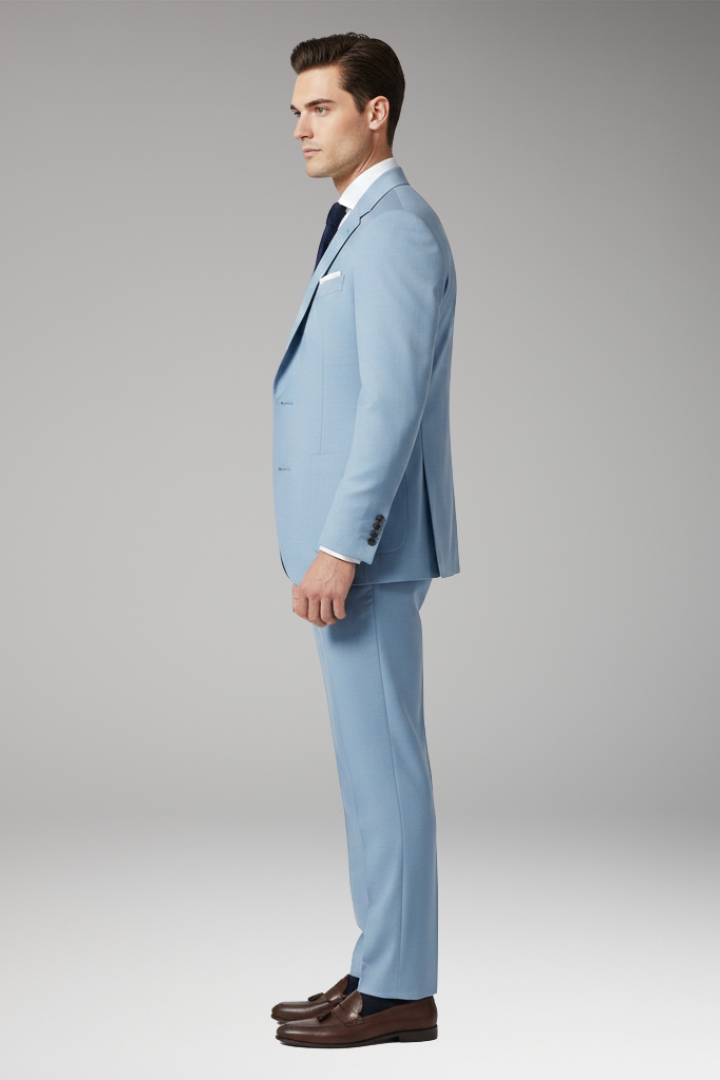 Men's 2 Piece Suit Set Blazer Trousers