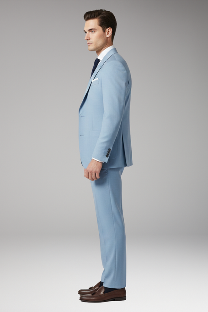 Men's 2 Piece Suit Set Blazer Trousers