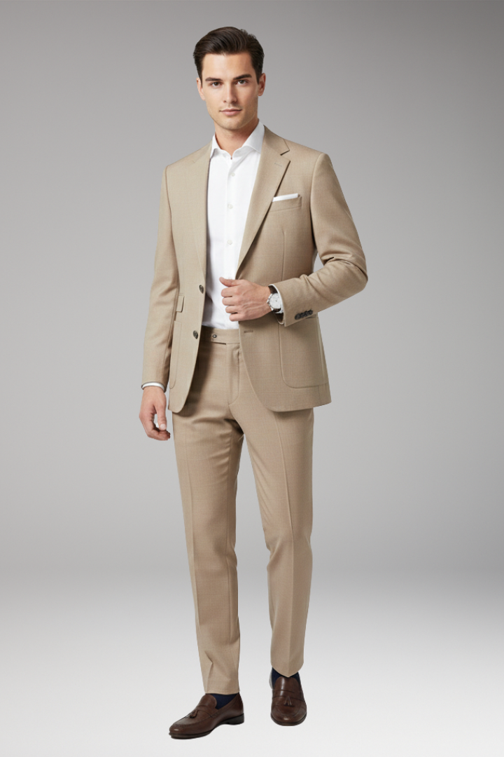 Men's 2 Piece Suit Set Blazer Trousers