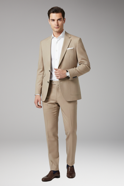 Men's 2 Piece Suit Set Blazer Trousers