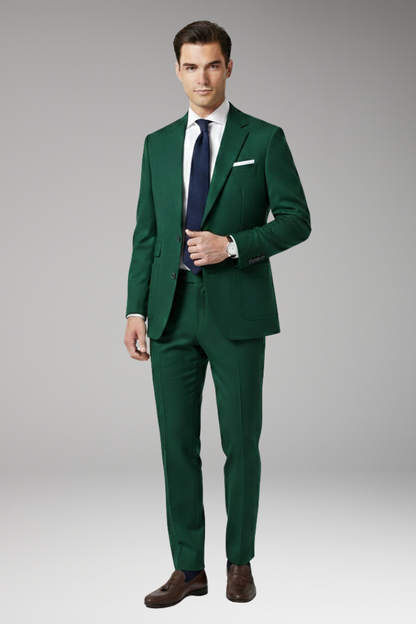 Men's 2 Piece Suit Set Blazer Trousers