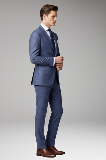 Men's Slim Fit Suit Peak Lapels