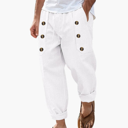 Men's Elastic Waist Summer Pants