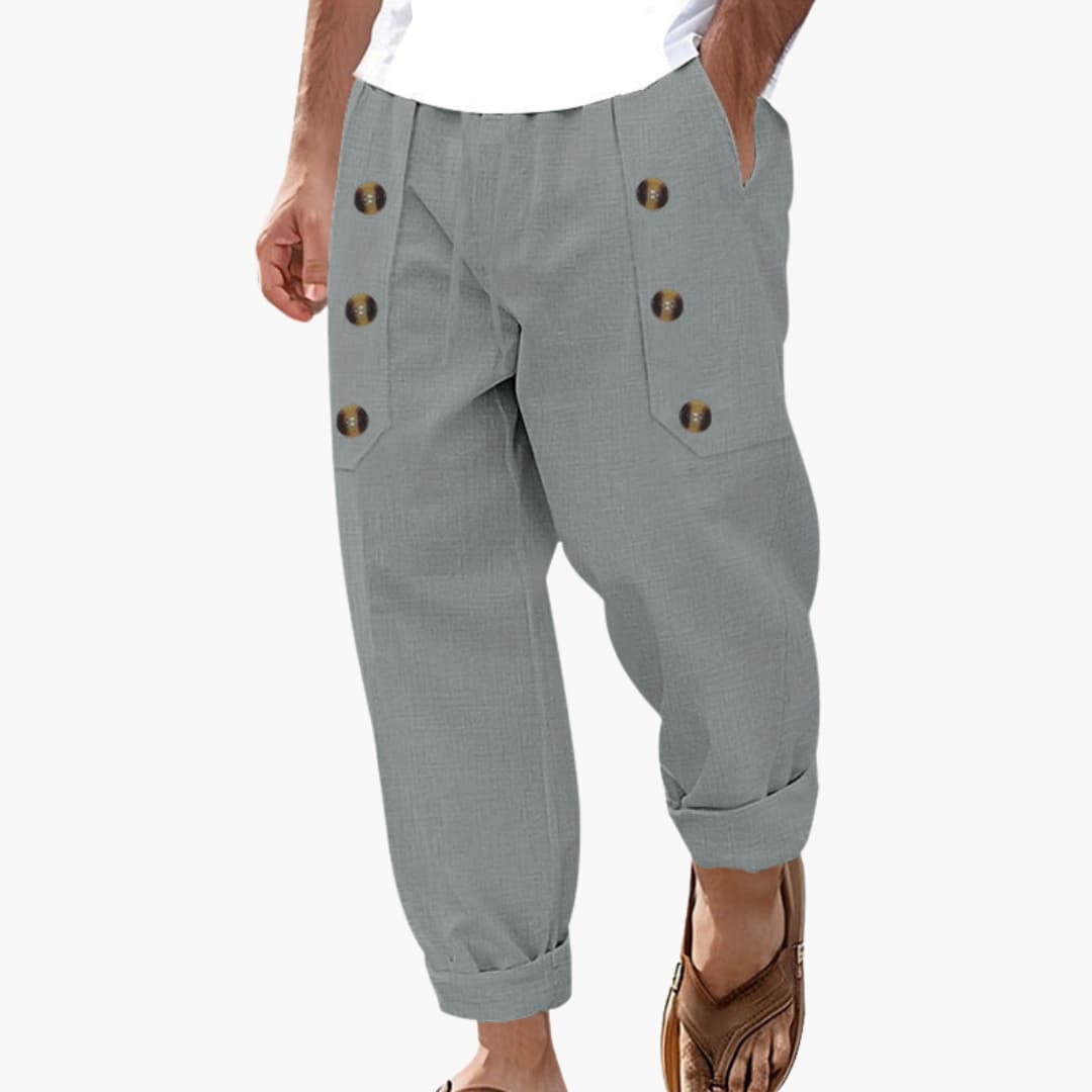 Men's Elastic Waist Summer Pants