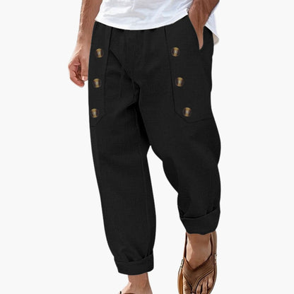 Men's Elastic Waist Summer Pants
