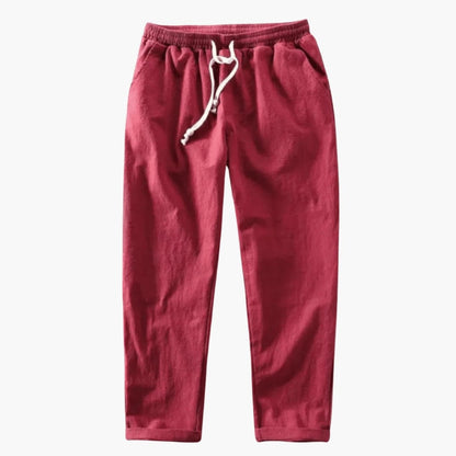 Men's Elastic Waist Pants Loose Fit