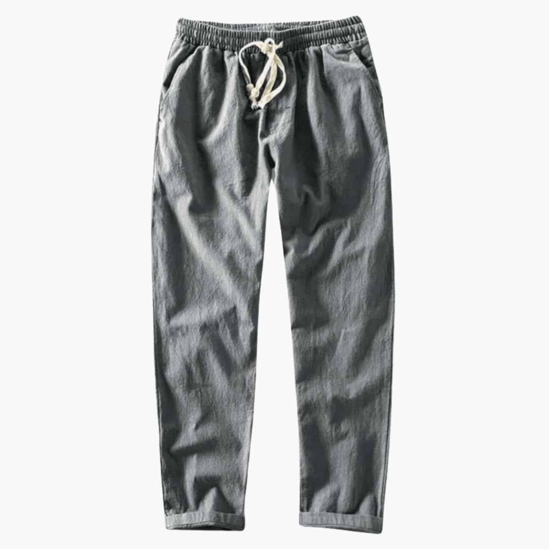 Men's Elastic Waist Pants Loose Fit