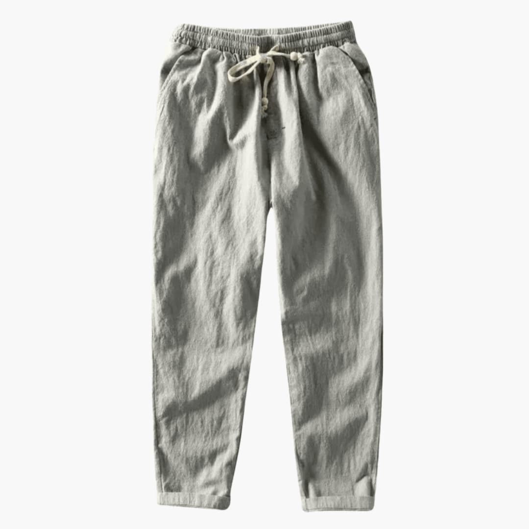 Men's Elastic Waist Pants Loose Fit