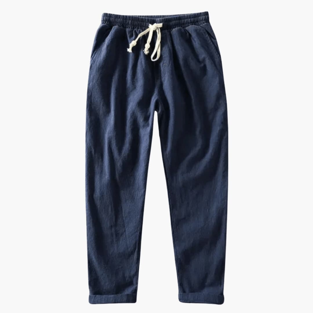 Men's Elastic Waist Pants Loose Fit