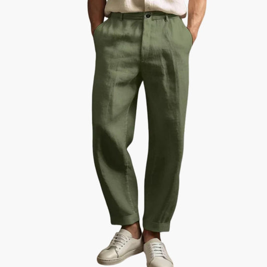 Men's Elastic Waist Pants Regular Fit - VibreMode