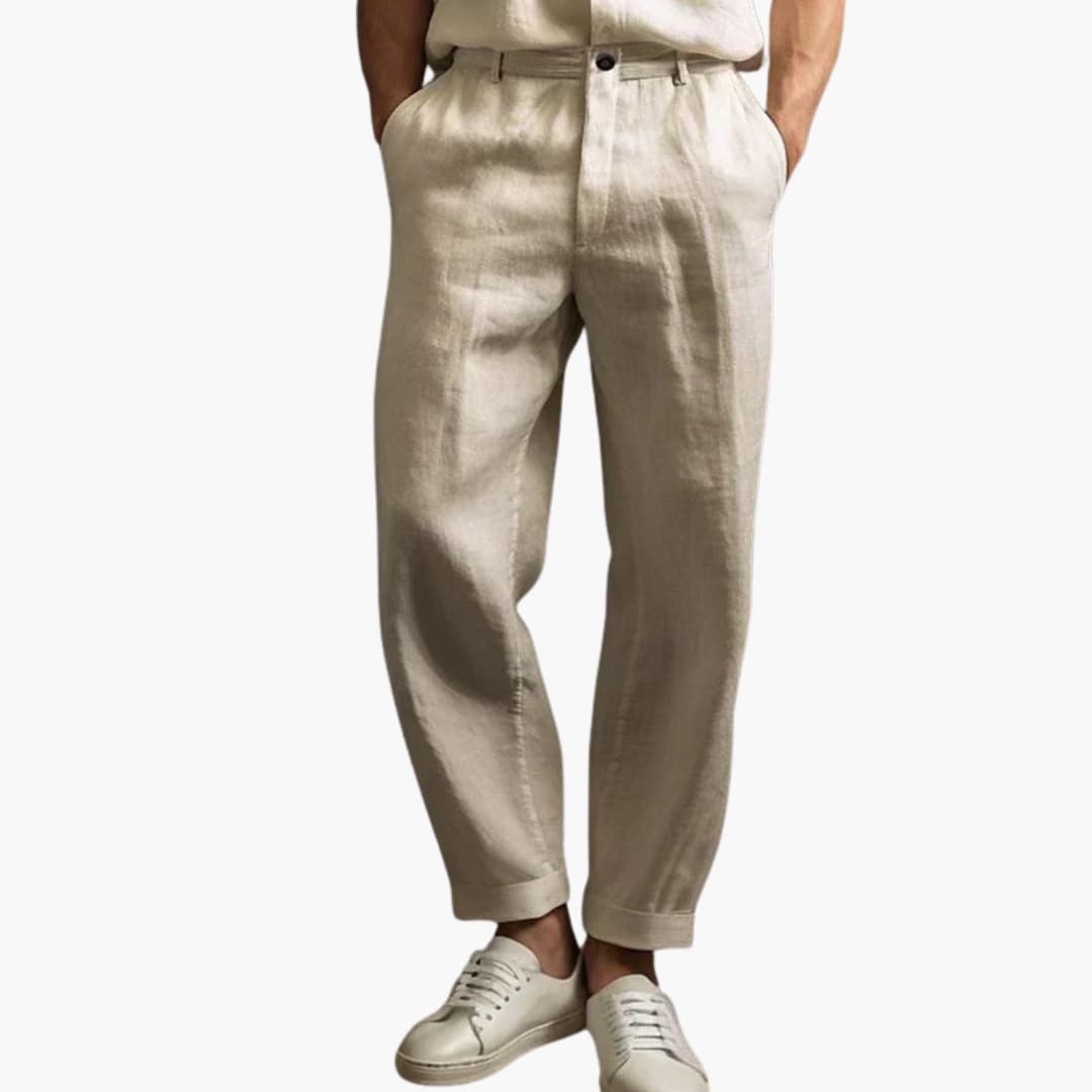 Men's Elastic Waist Pants Regular Fit