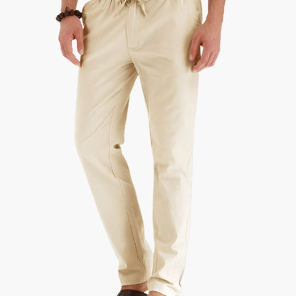 Men's Loose Fit Elastic Waist Summer Pants