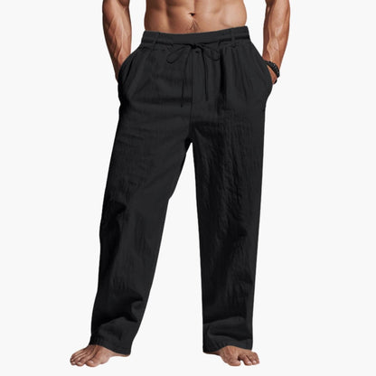 Men's Relaxed Fit Elastic Waist Pants - VibreMode