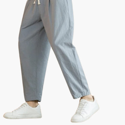 Men's Loose Fit Summer Pants Cotton